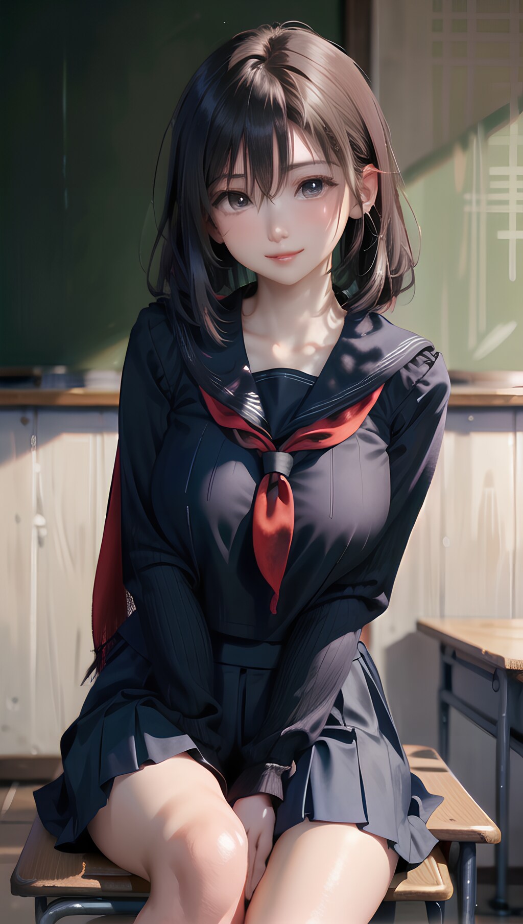オーソドックスなセーラー服