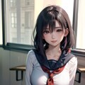 オーソドックスなセーラー服 4枚目