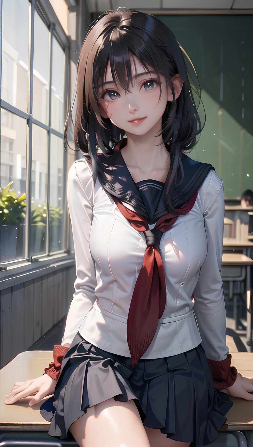 オーソドックスなセーラー服