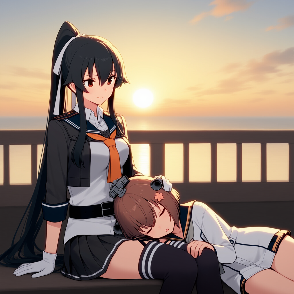 矢矧さんと雪風ちゃん