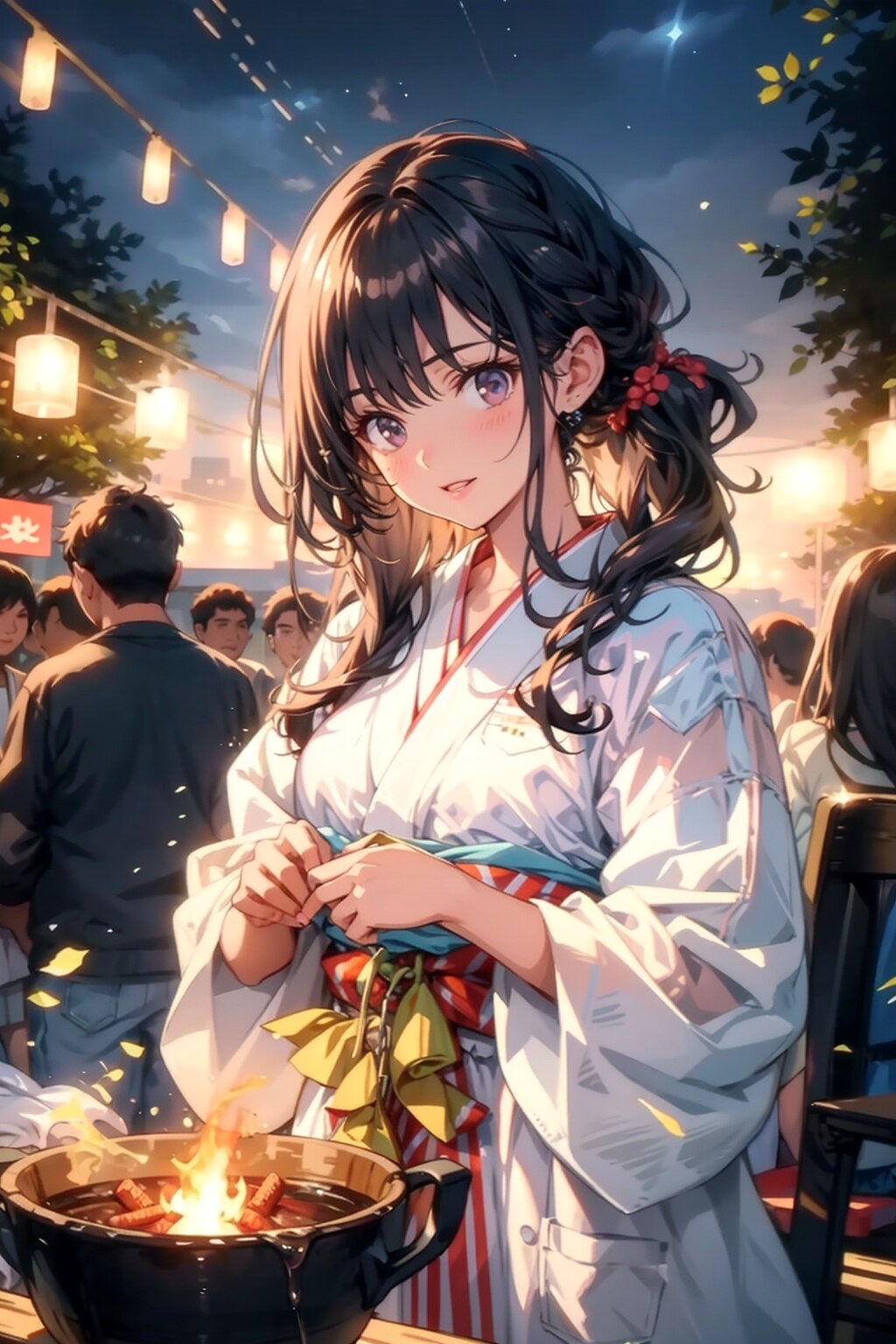 今日は送り盆だね