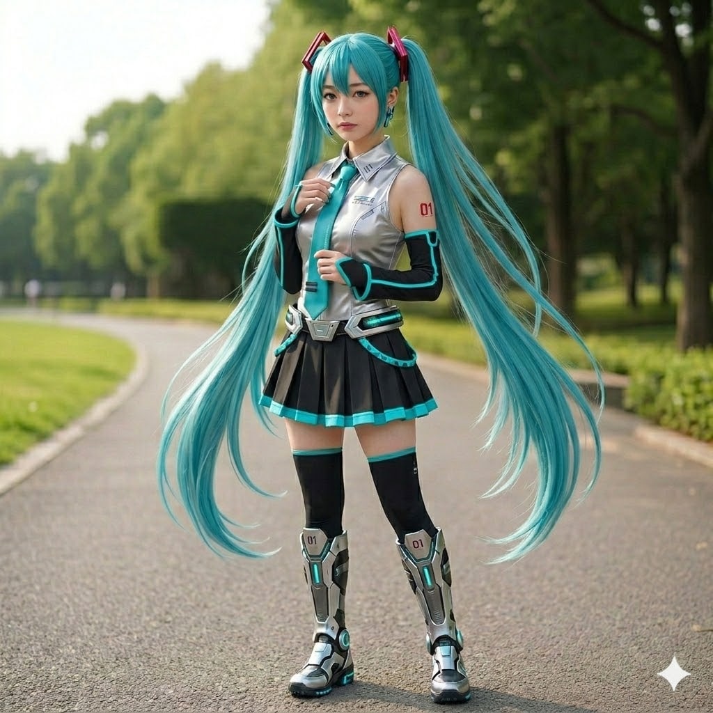 初音ミクのコスプレ | の人気AIイラスト・グラビア