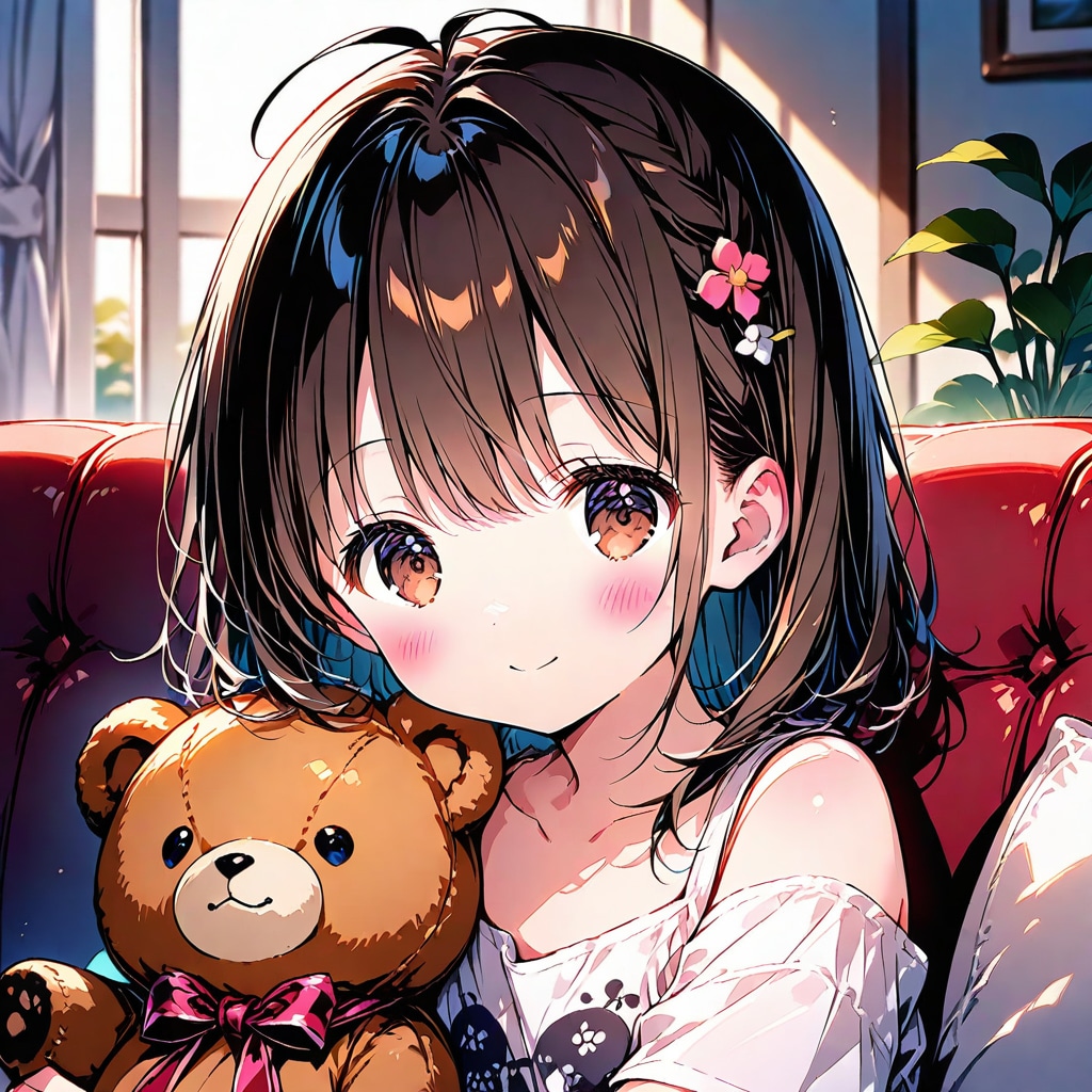 クマちゃんと一緒