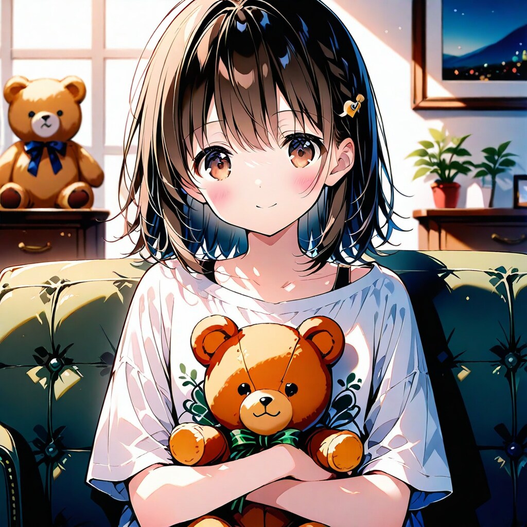 クマちゃんと一緒