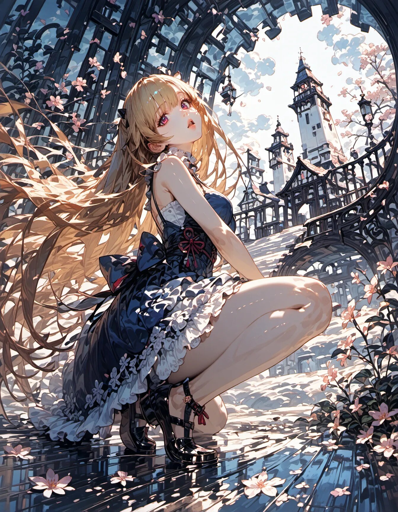 The Girl Who Sat Among Ruins