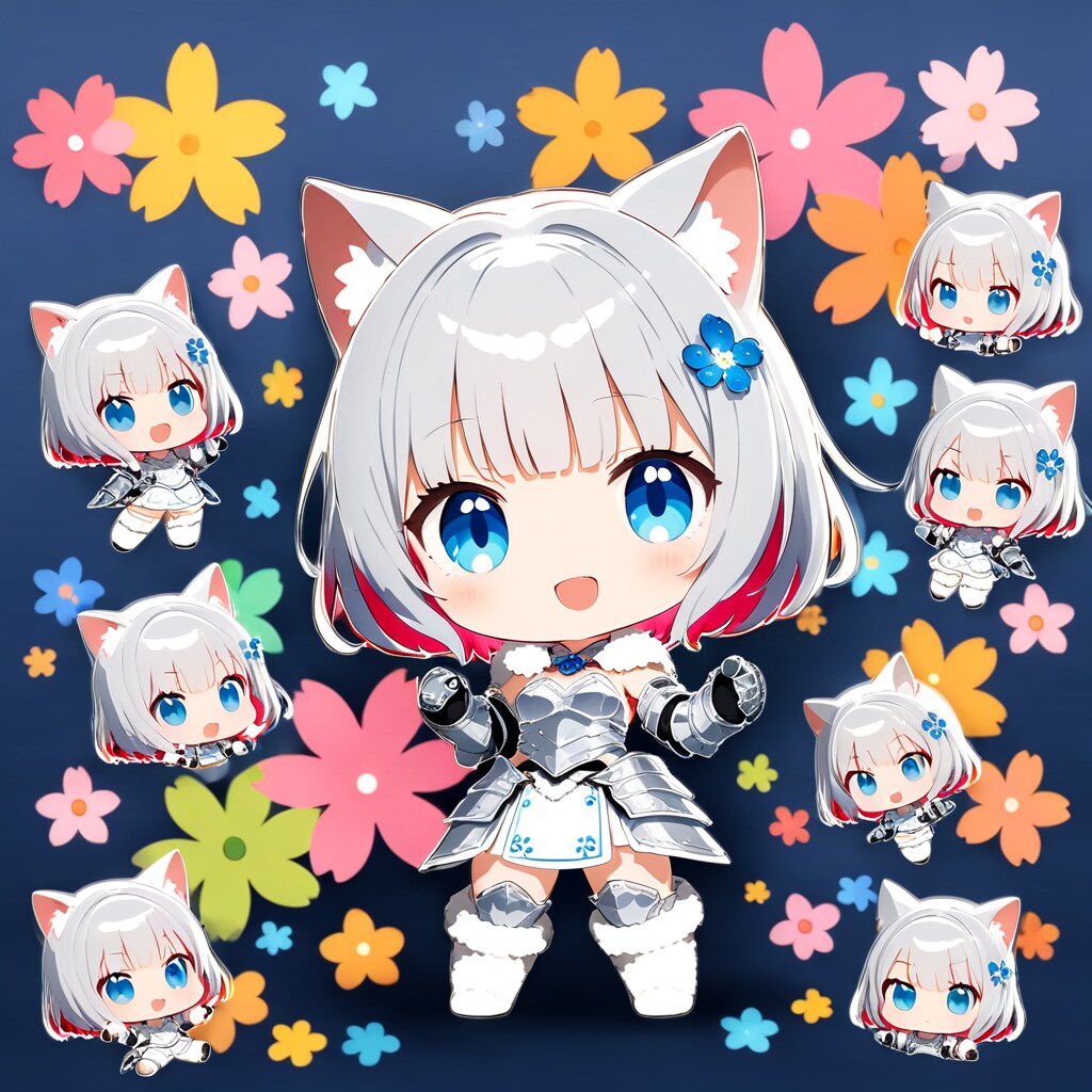 ちびねこみみナイト | の人気AIイラスト・グラビア