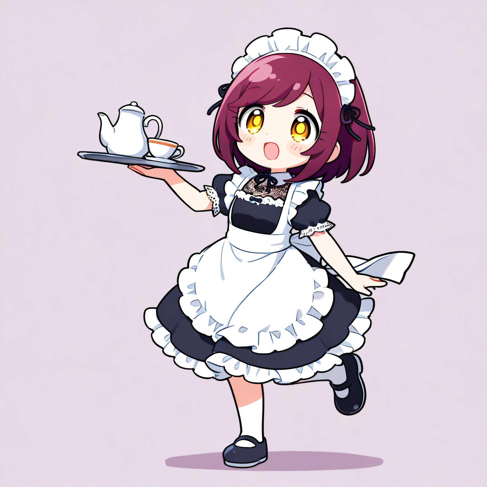 おはようございます（挨拶メイドの芽衣ちゃん）