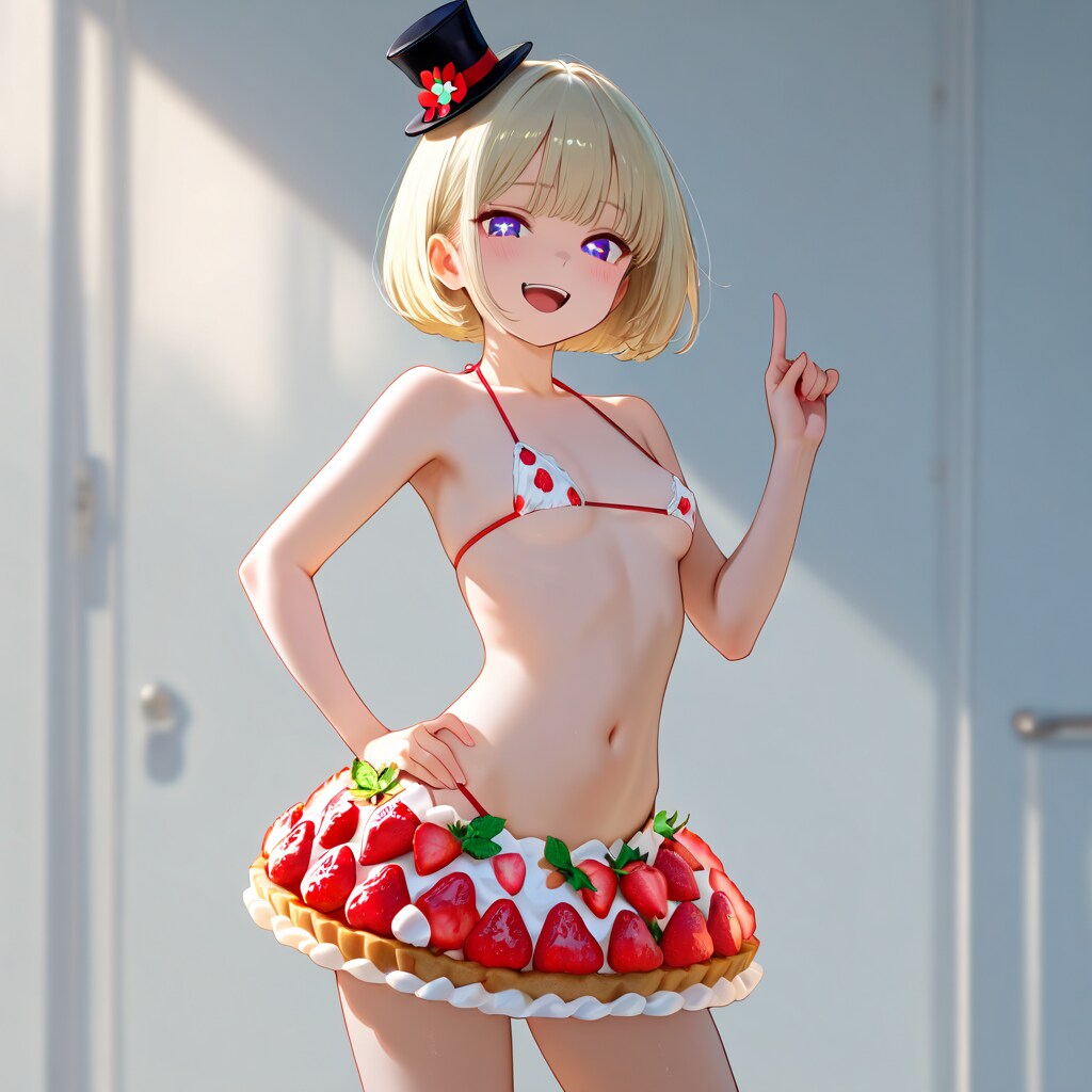 デコ盛りスカート＋Ｍ水着①