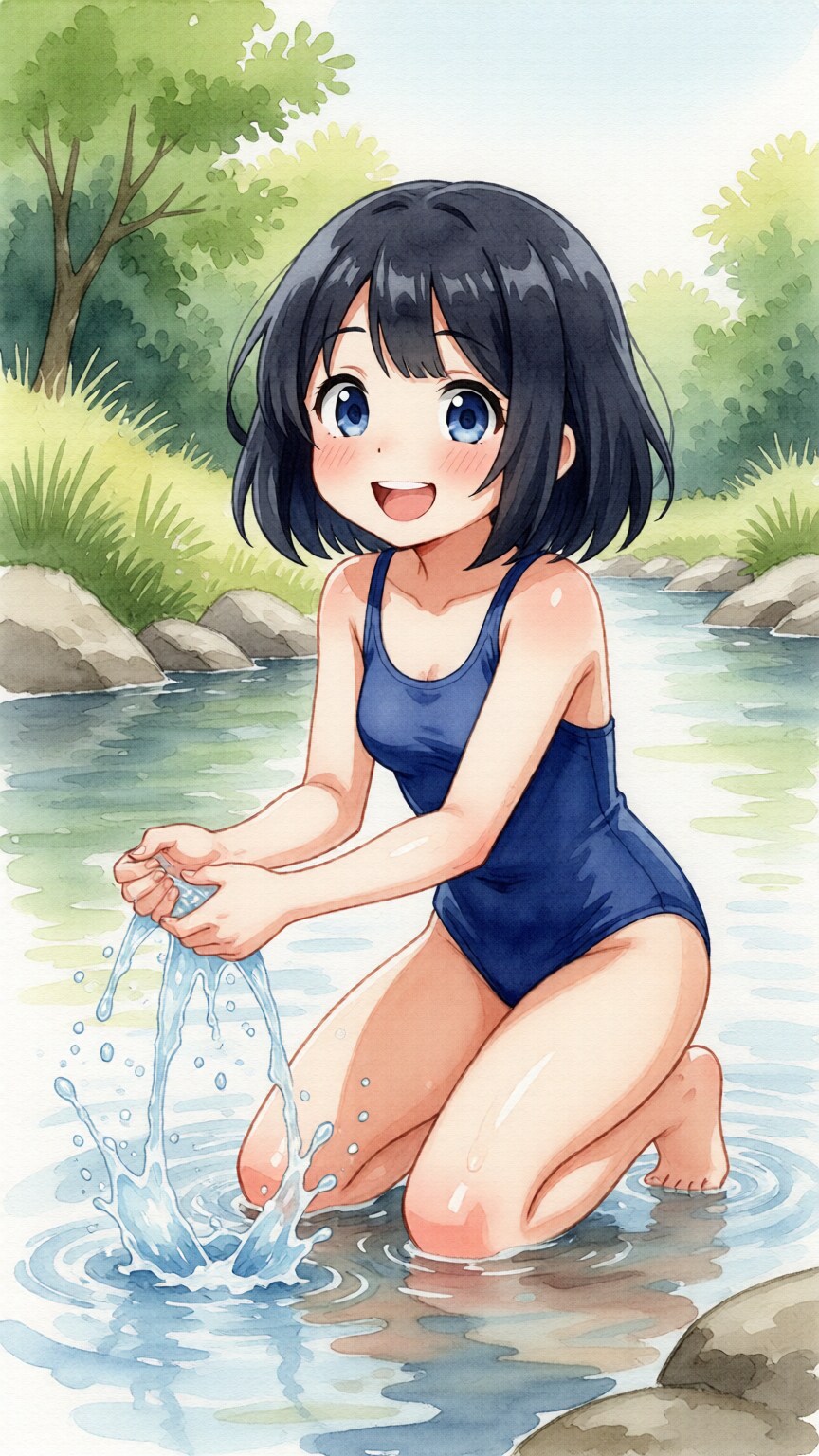 水遊び
