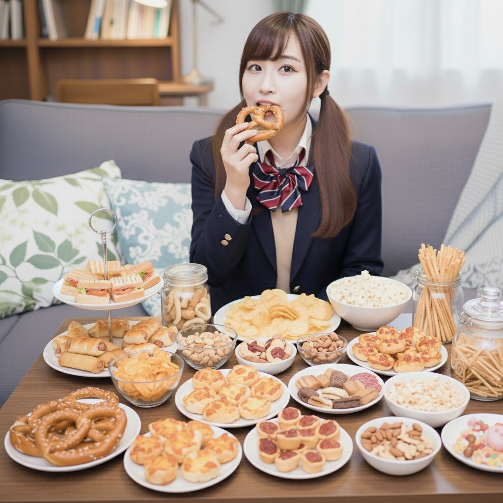 JK_今日のおやつは、、、　お菓子三昧💕