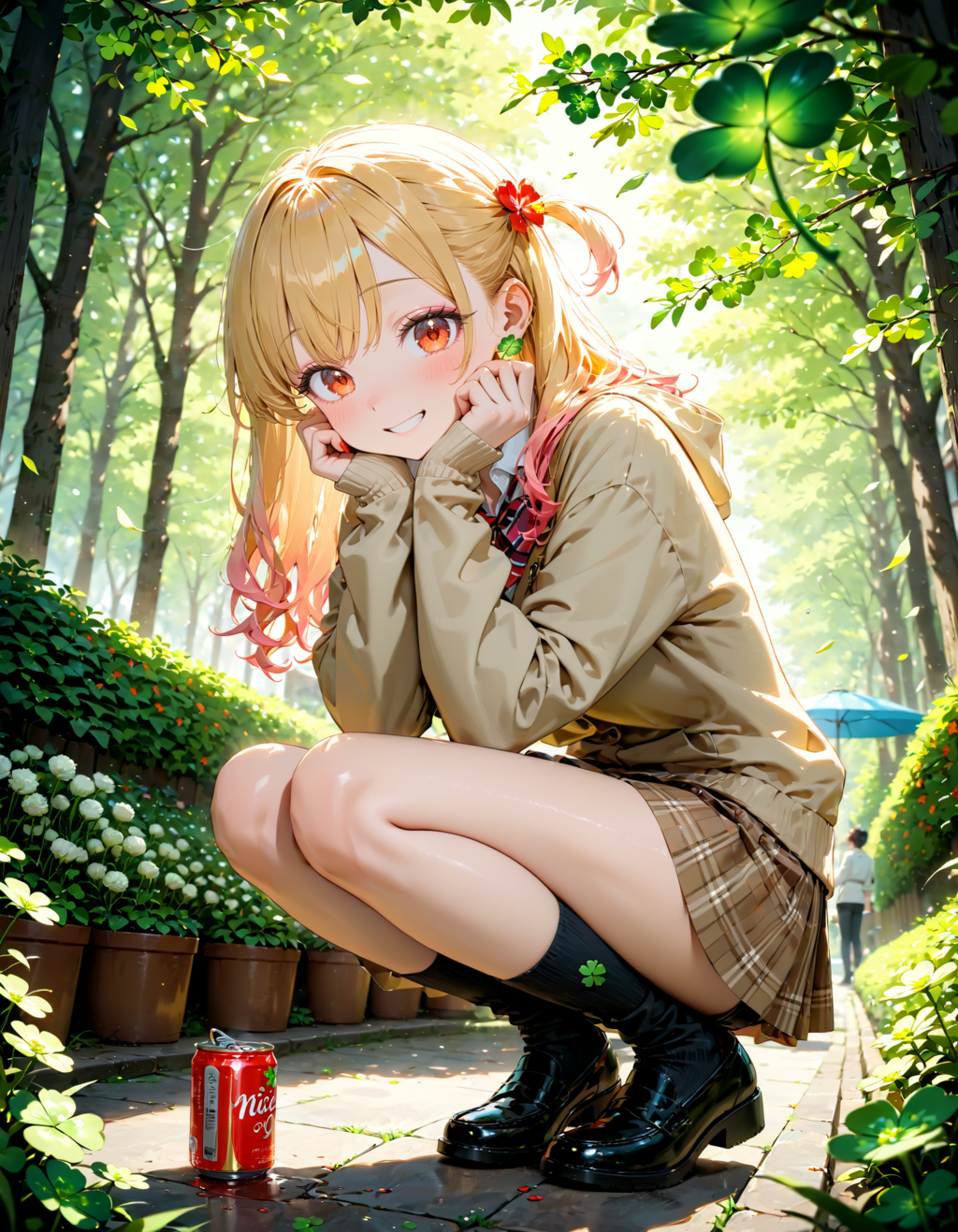 今日は庭の日。四つ葉の日。缶ジュース発売記念日。渋谷ギャルの日　その３