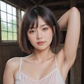 腋毛、廃屋 4枚目