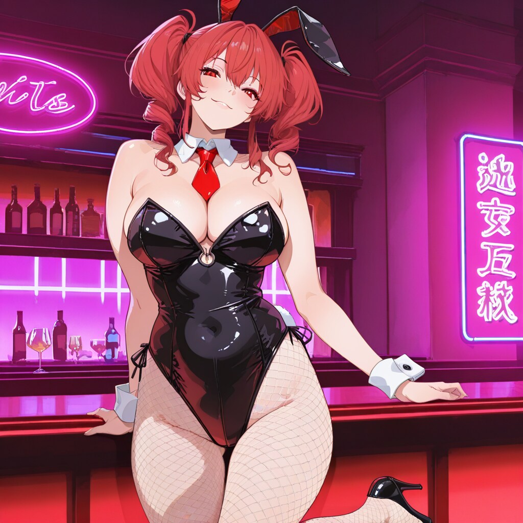 ちょっぴり小悪魔風♡セクシーバニー
