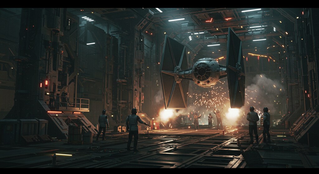 タイファイター発進