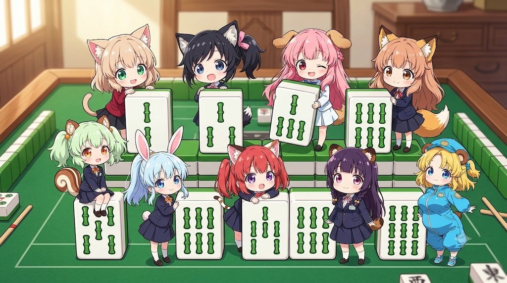 あにまる麻雀牌
