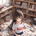 本が散らかった部屋 2枚目