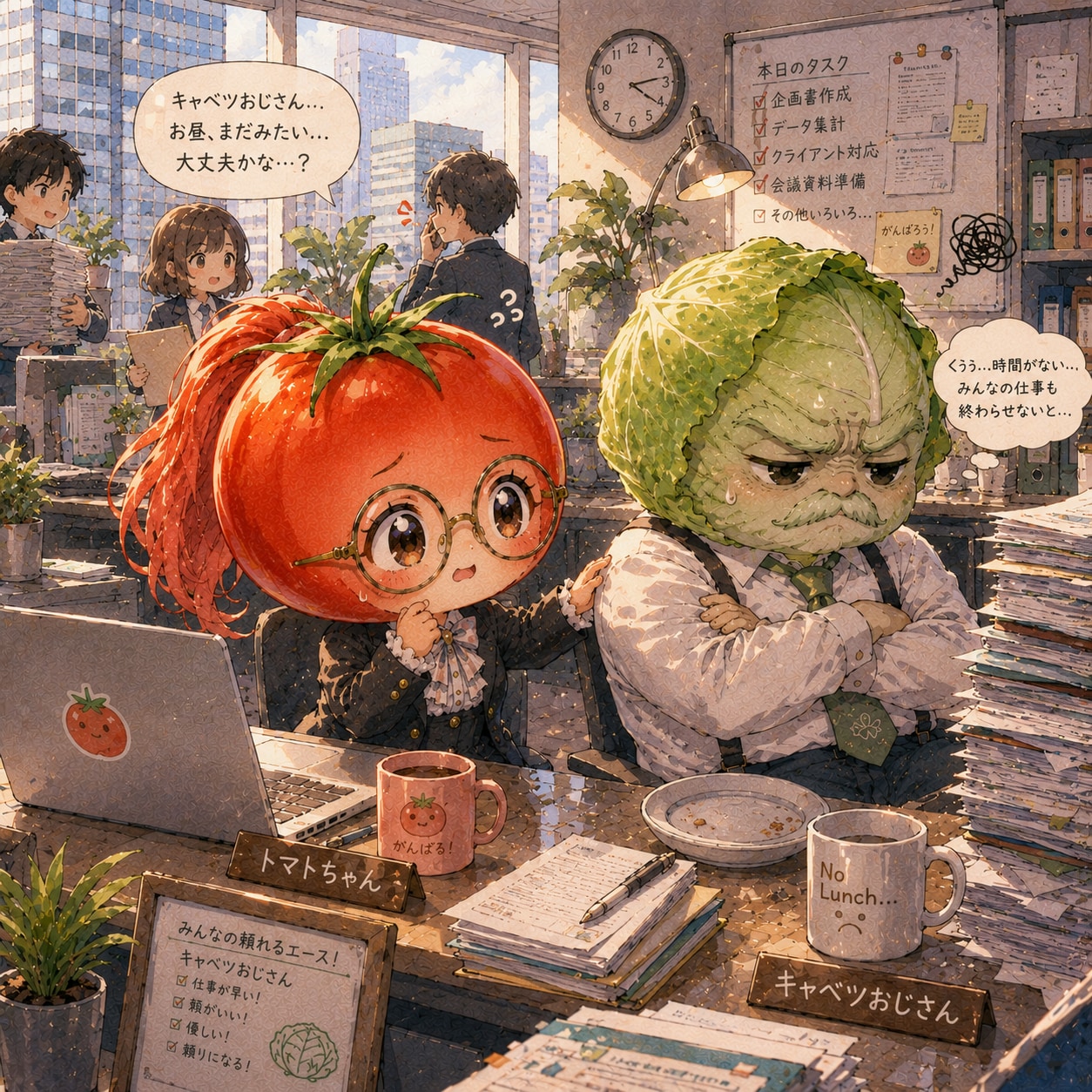 トマトちゃんとキャベツおじさん