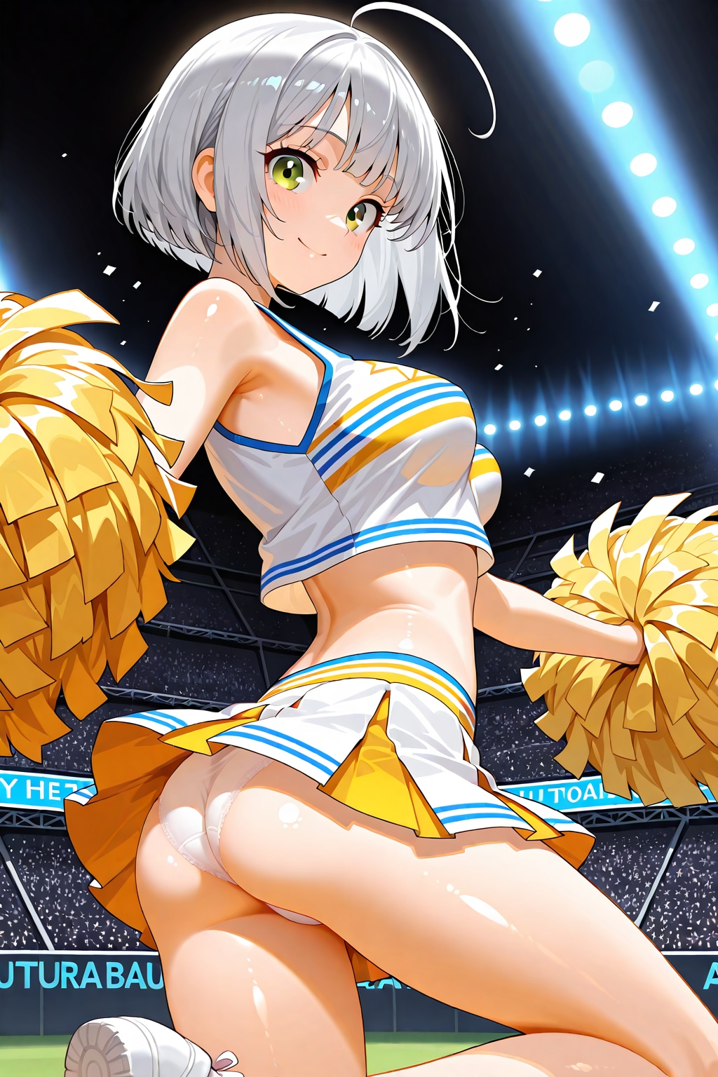チアガール編、後ろから