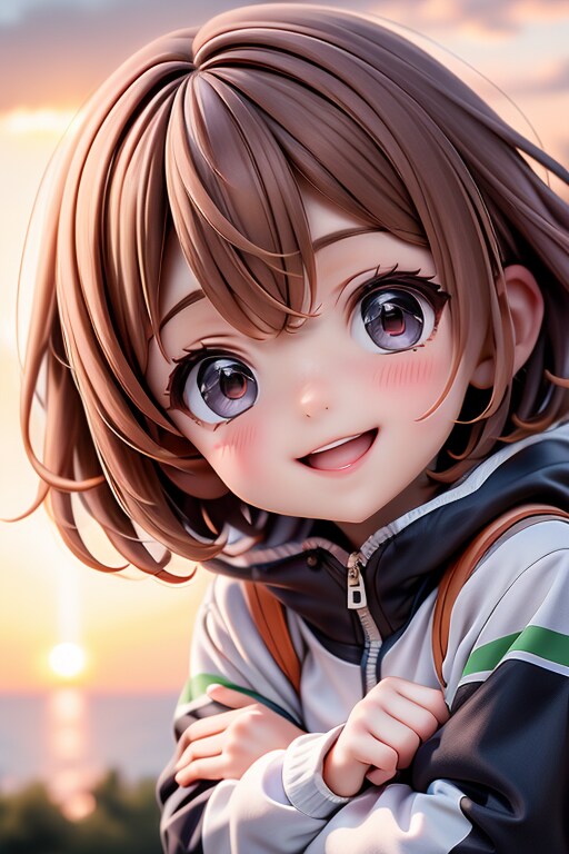 冬の公園でパパとデート | の人気AIイラスト・グラビア