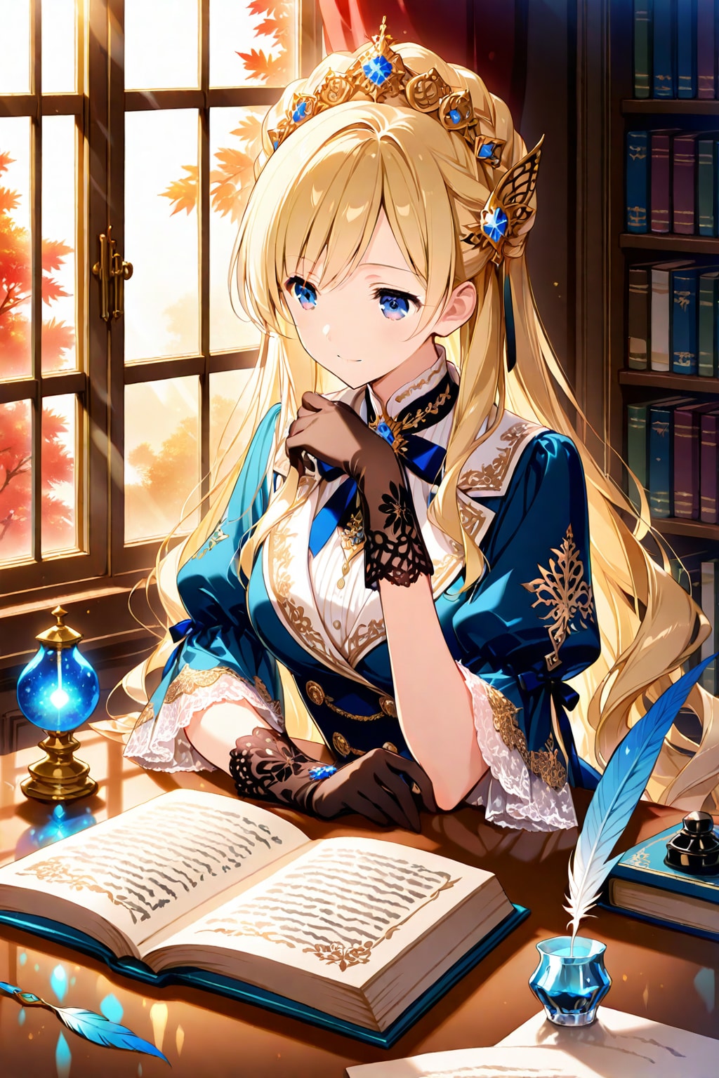 星々を綴る筆先に