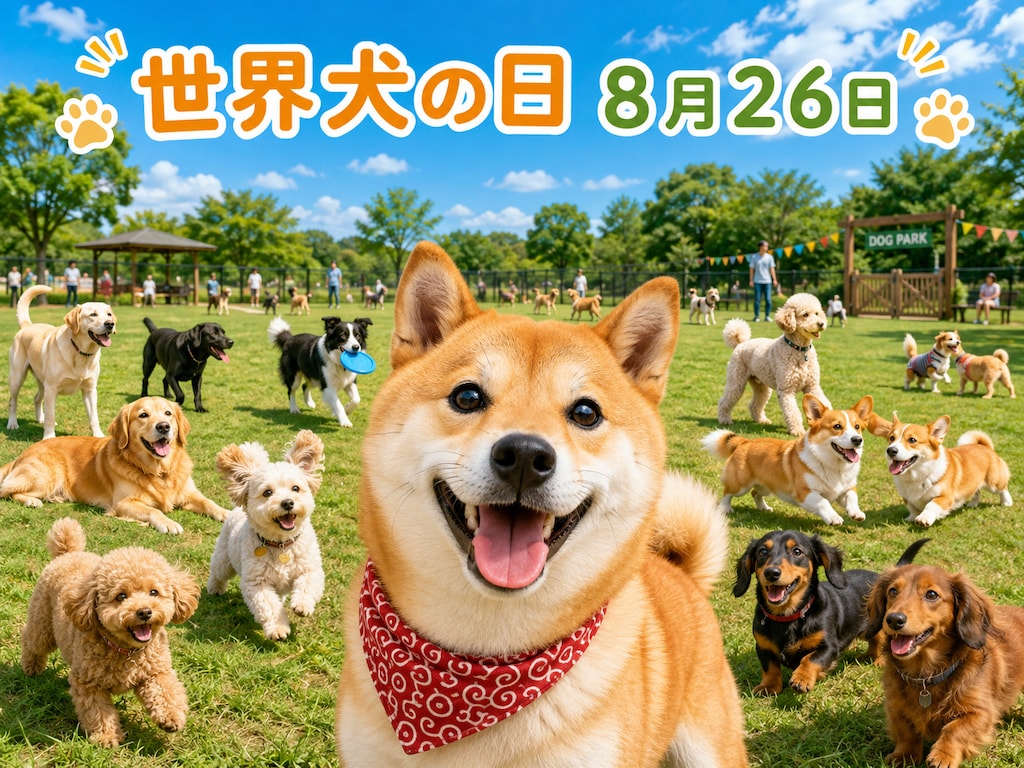 [今日は何の日 8/26] 世界犬の日