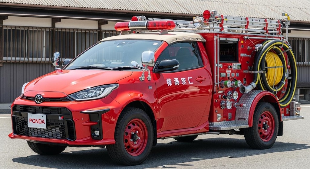 GRヤリス消防車
