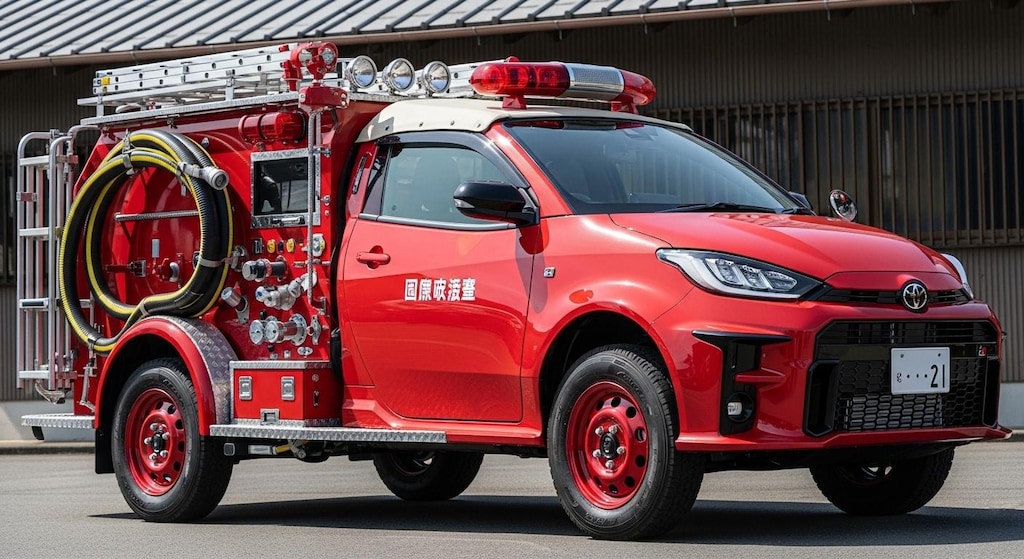 GRヤリス消防車