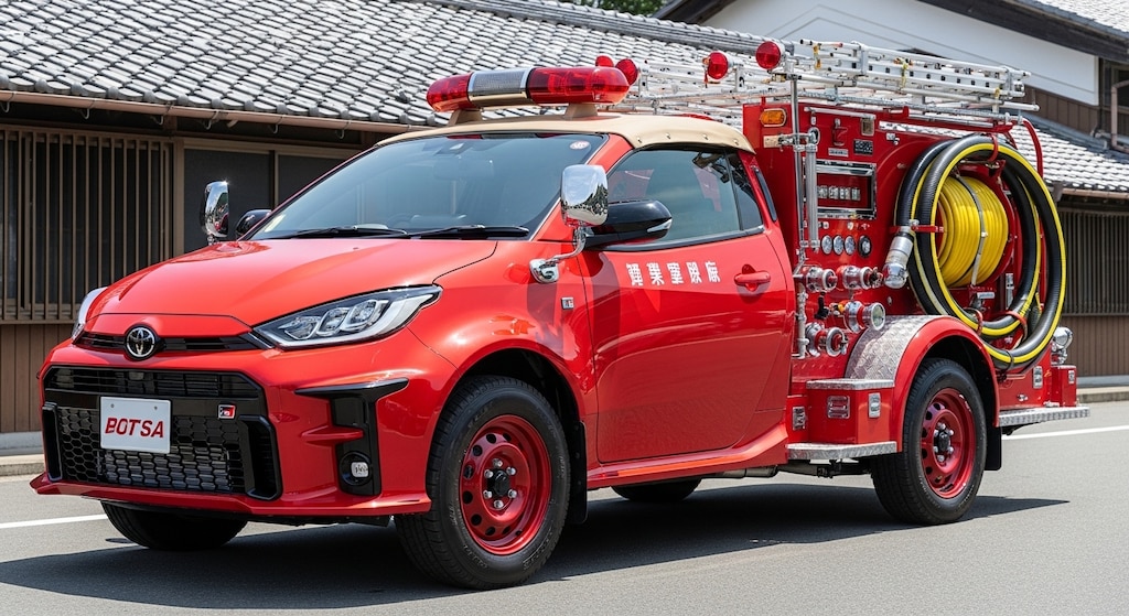 GRヤリス消防車