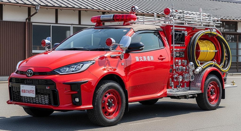 GRヤリス消防車