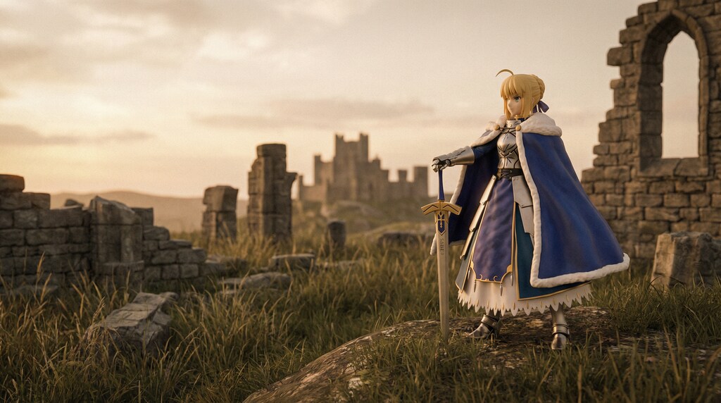 推しヒロイン-青王様-nano banana Pro