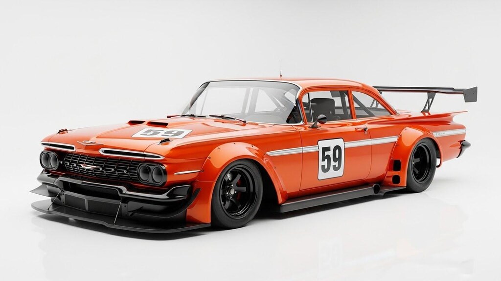 シボレーインパラレーシングカー