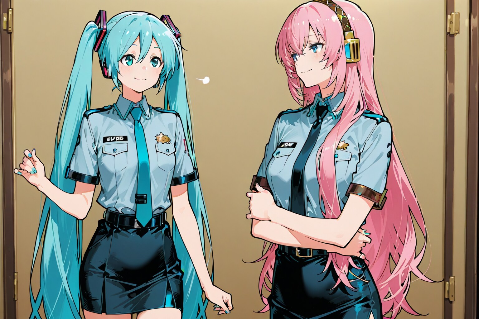 ネギトロ丼（ver.警察官） | の人気AIイラスト・グラビア