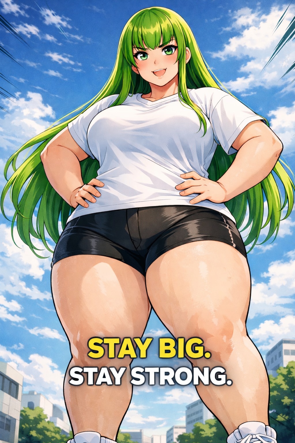 「STAY BIG. STAY STRONG！」