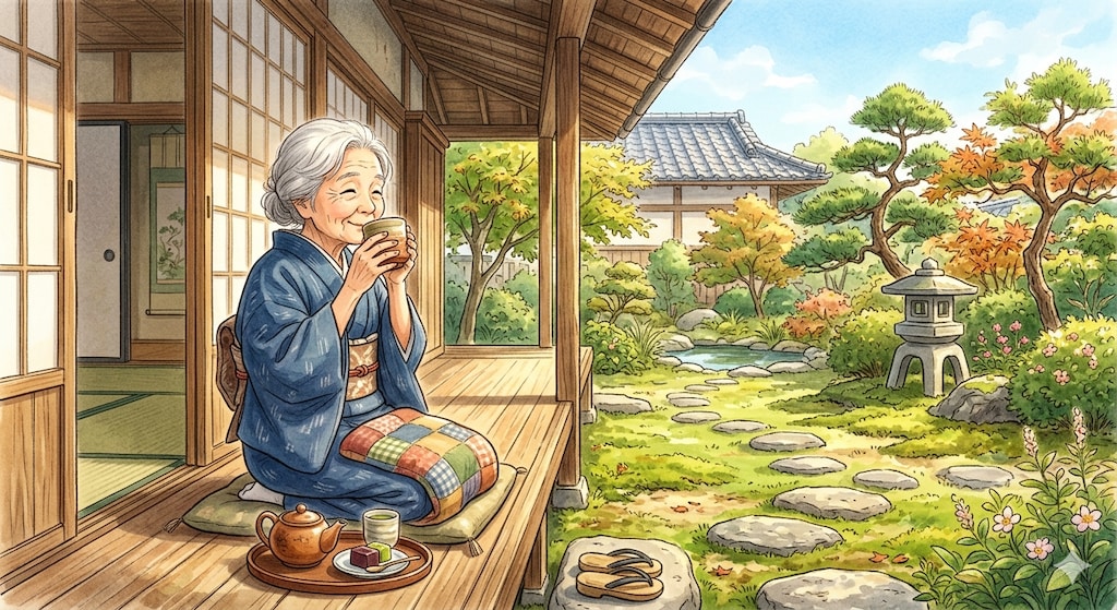 縁側おばあちゃん