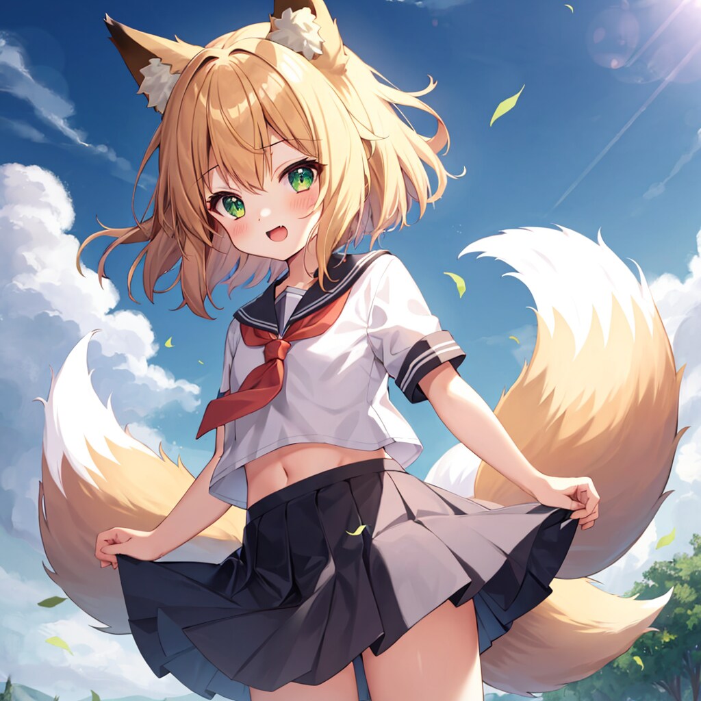 見たいかー！なきつね
