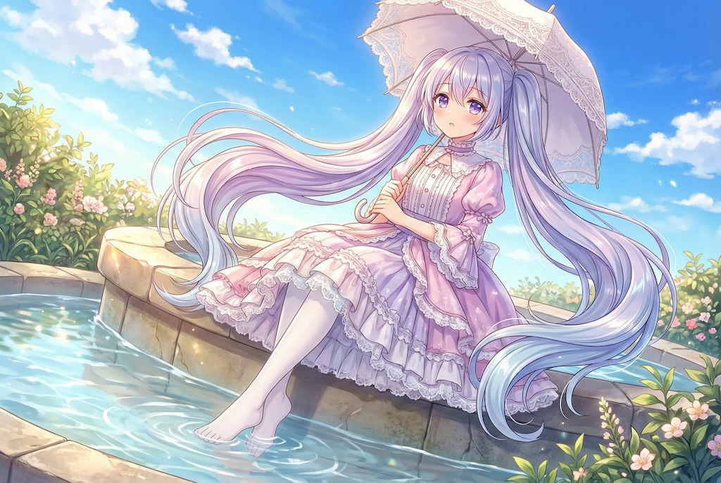 蒼穹に舞う薄紫の夢