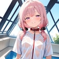 ゆるふわ桃髪少女60『例のプール+濡れTシャツ』 2枚目