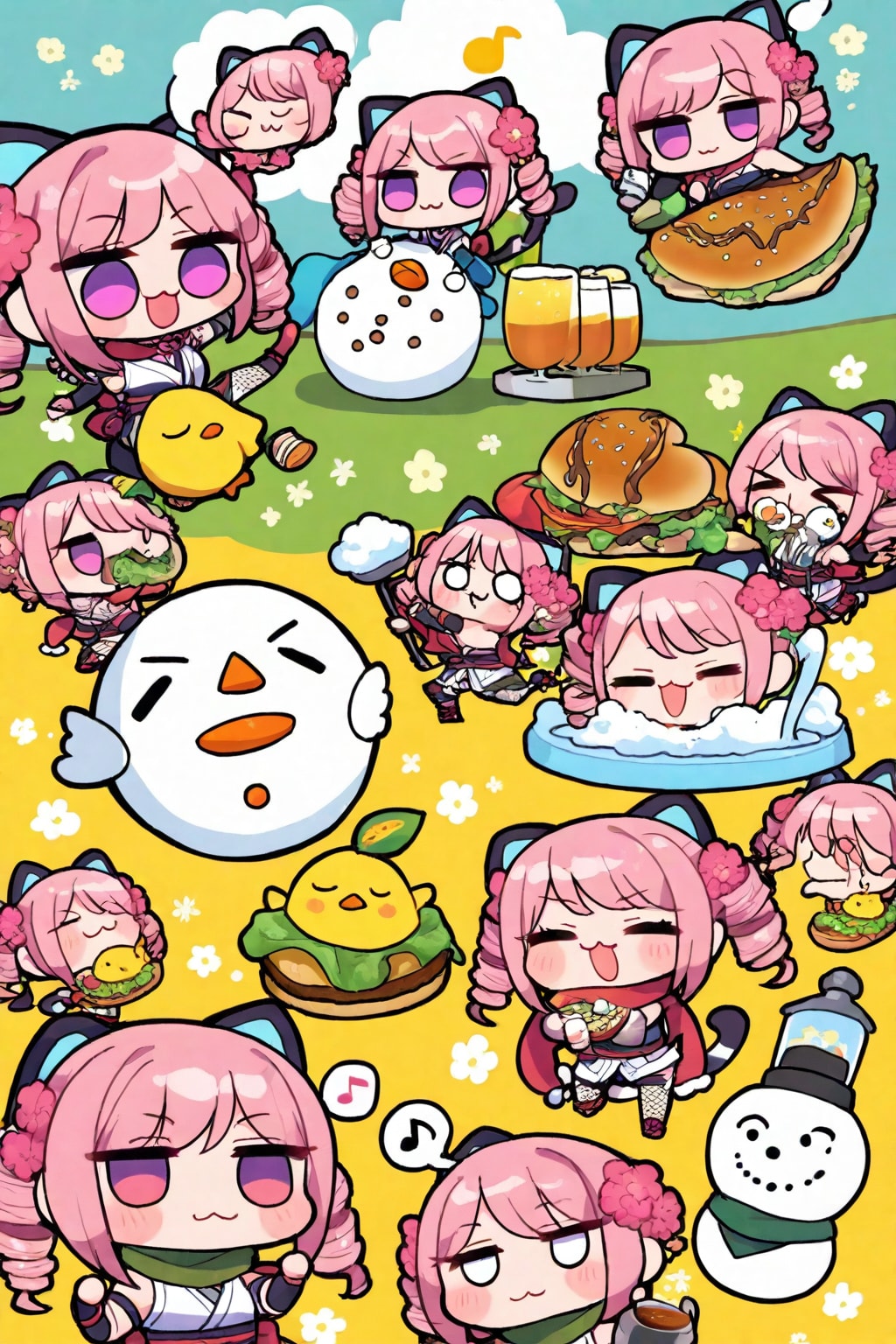 忍者のピンクドリルちゃん
