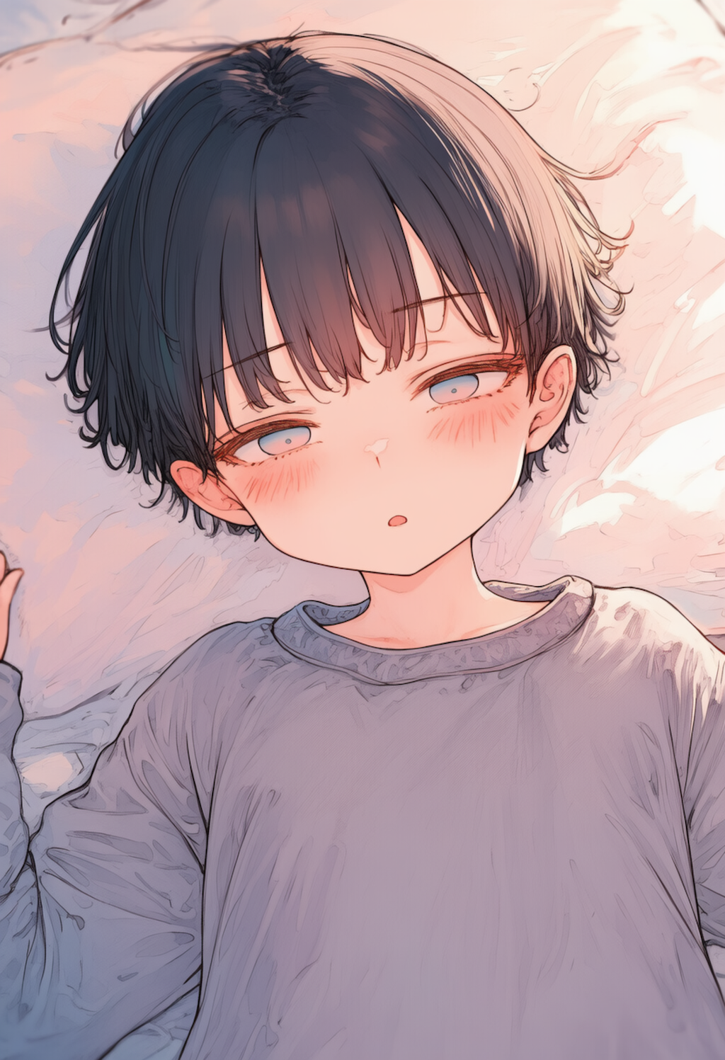 隣で寝起きのボーイッシュちゃん_0501