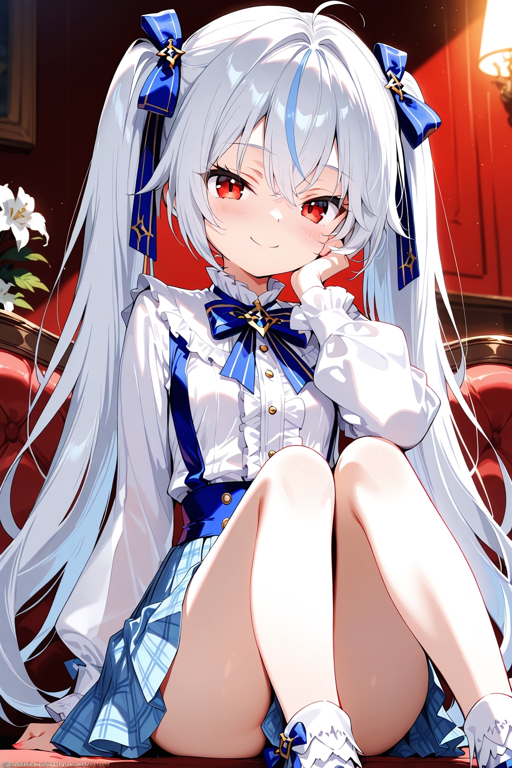 究極のポーズと消えたおやつ | の人気AIイラスト・グラビア