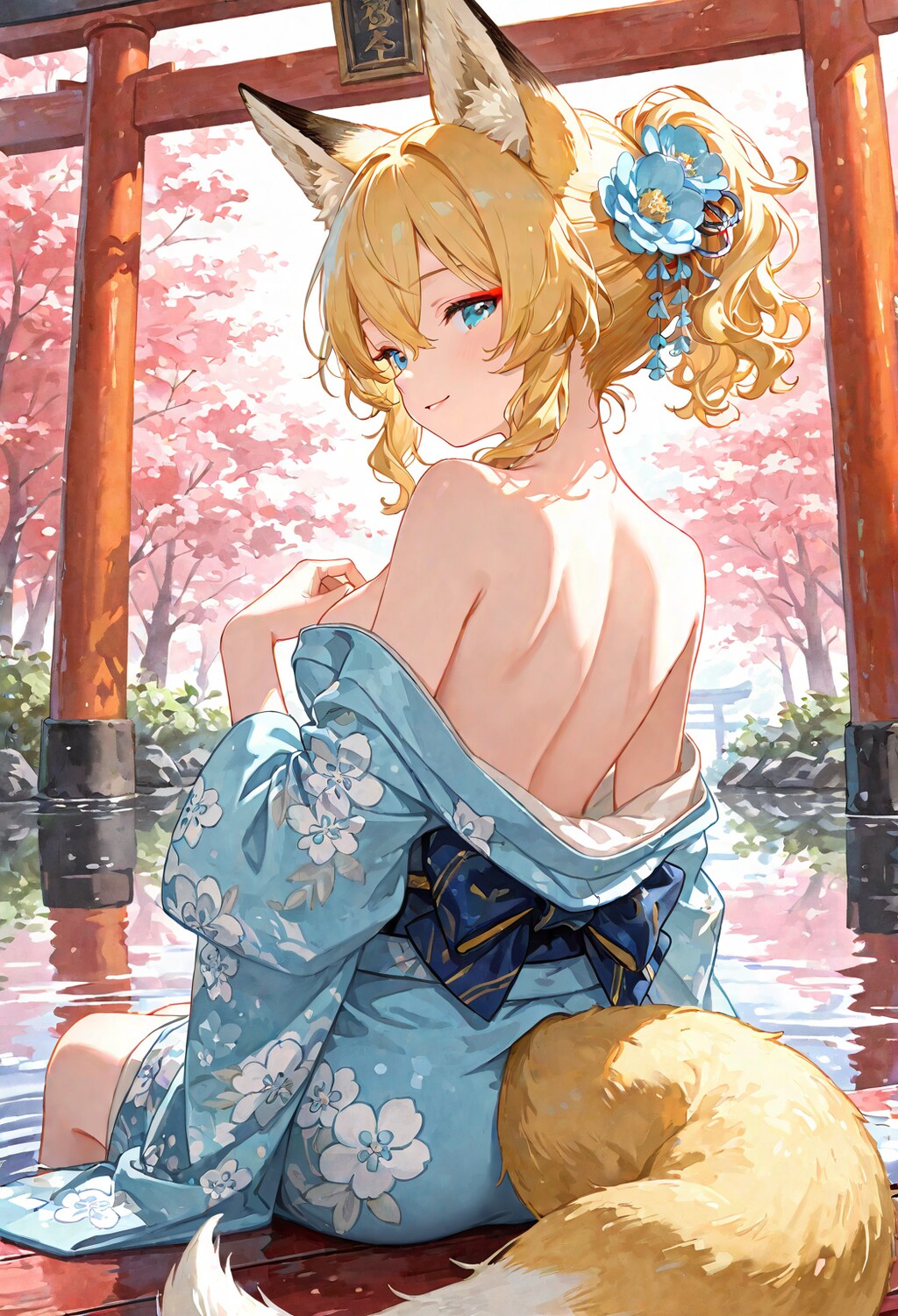 睦月ちゃんのうなじ🦊