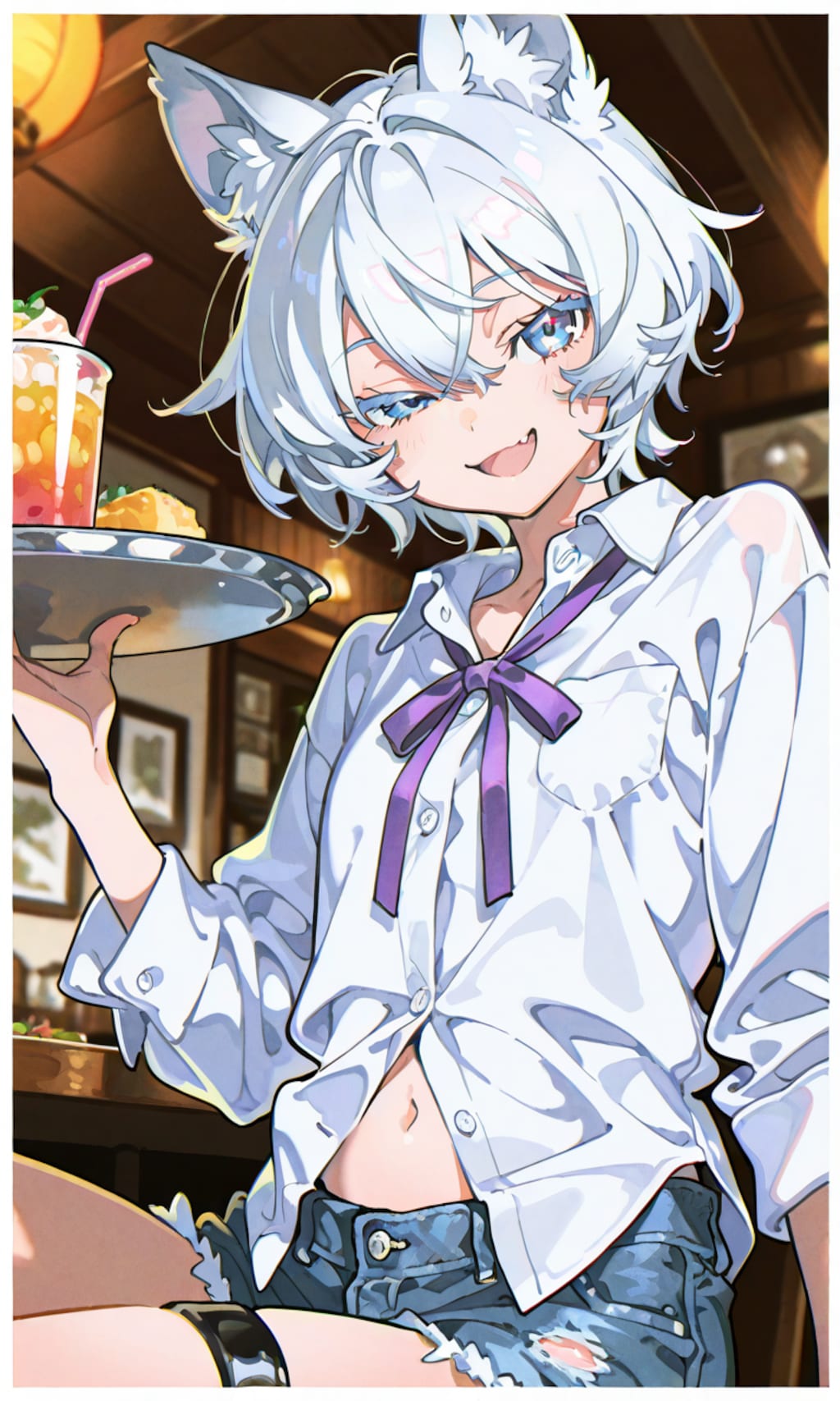 【ファンアート】よその子、シロキ