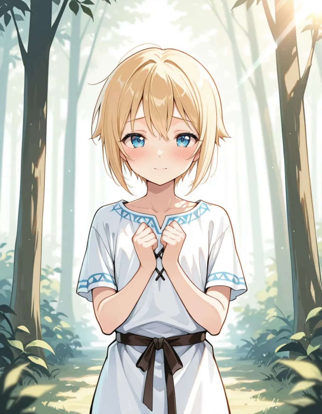 森で出会った男の子