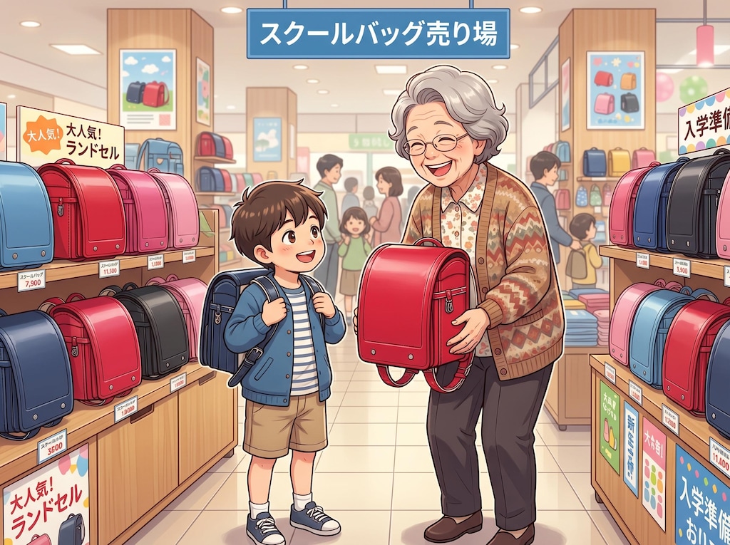 ランドセルを買いに