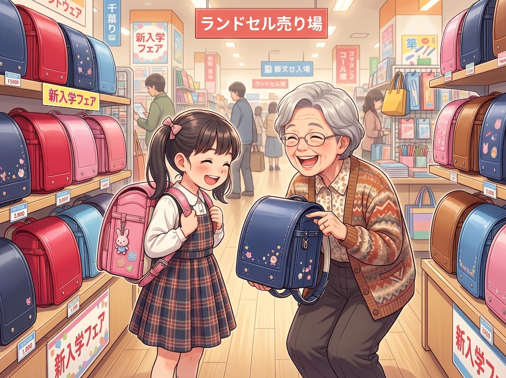 ランドセルを買いに