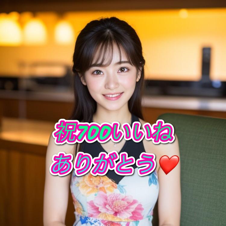 700いいねありがとう❤️