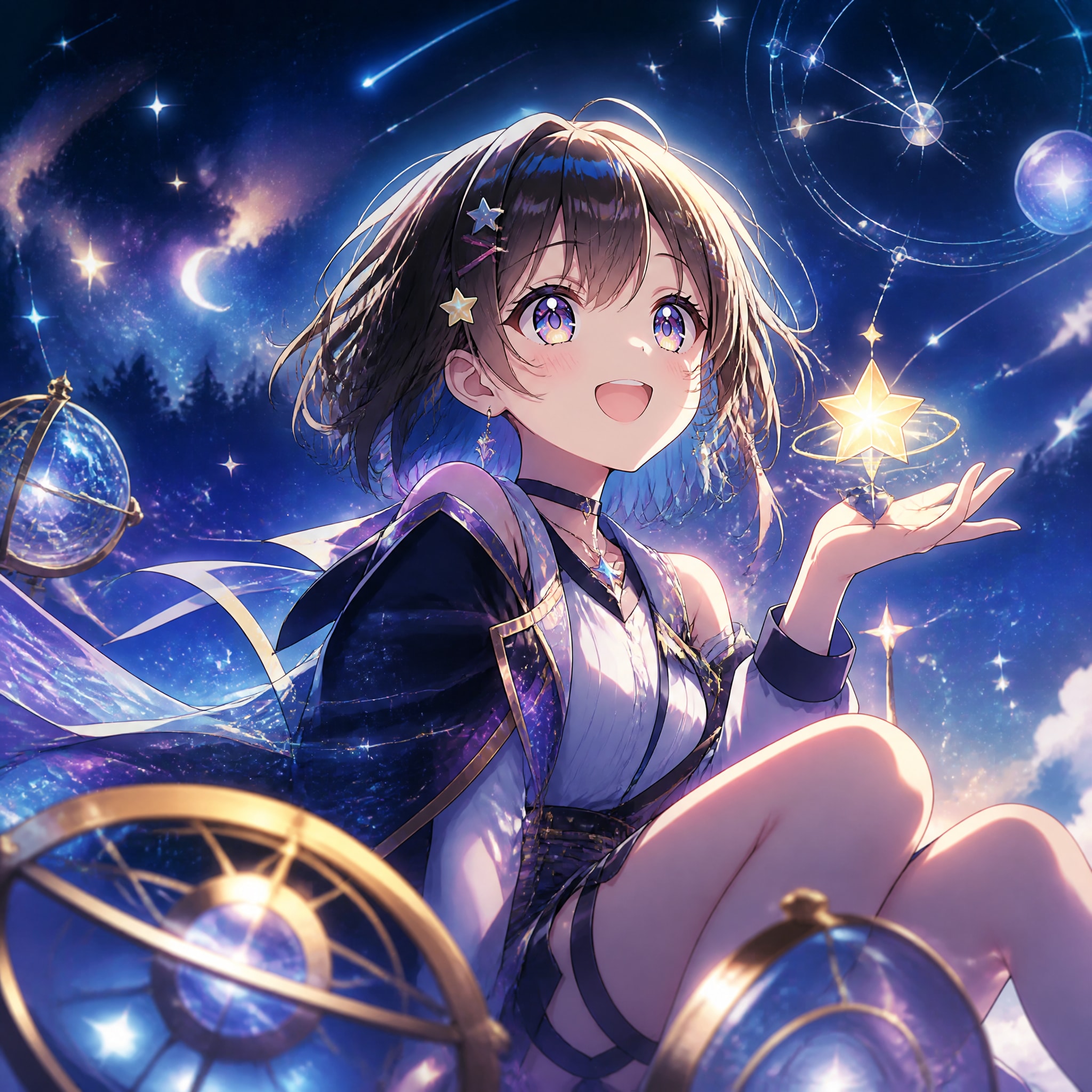 星空（２）3時のアイドル　GPTimages2.0