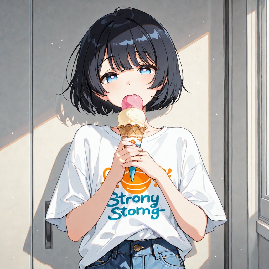 へへへ、ラッキー🩵