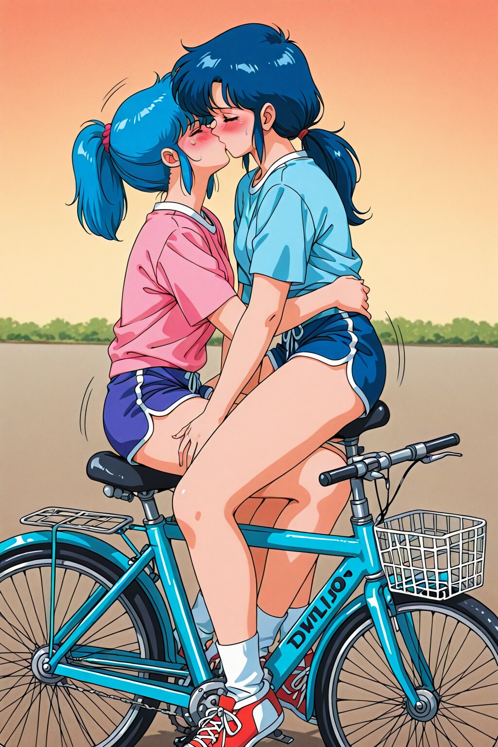 自転車で百合_CANDY
