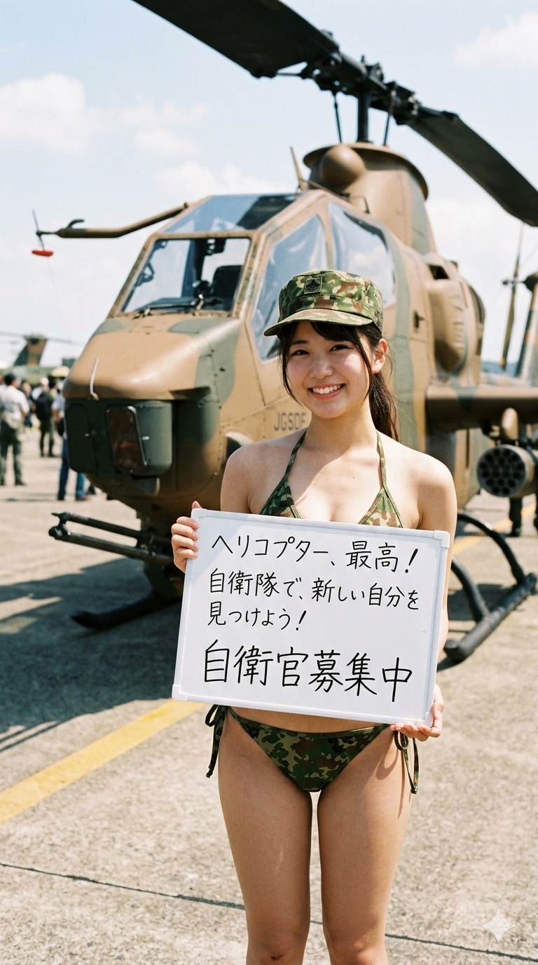 １８日の女性陸上自衛官 Gemini